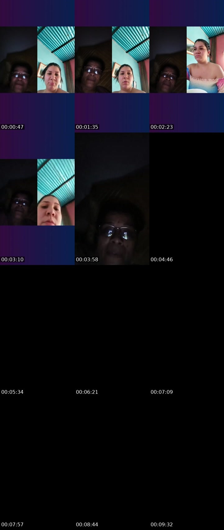 Contact-sheet preview of Kishori's Liveme recording