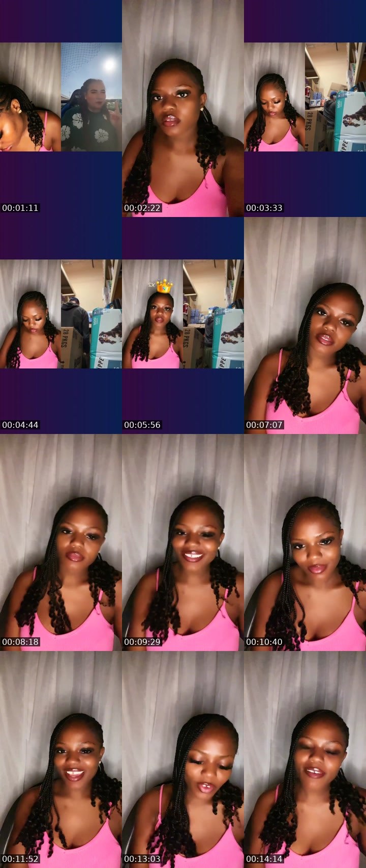 Contact-sheet preview of 🏛️Promz🍀🔆's Liveme recording
