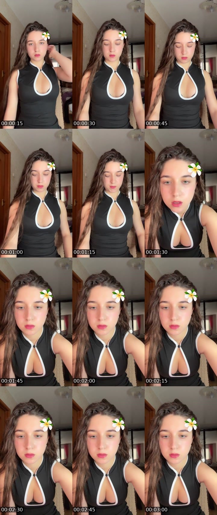 Contact-sheet preview of 🍒𝒱ℰℛ𝒪𝒩ℐ𝒞𝒜💋's Liveme recording