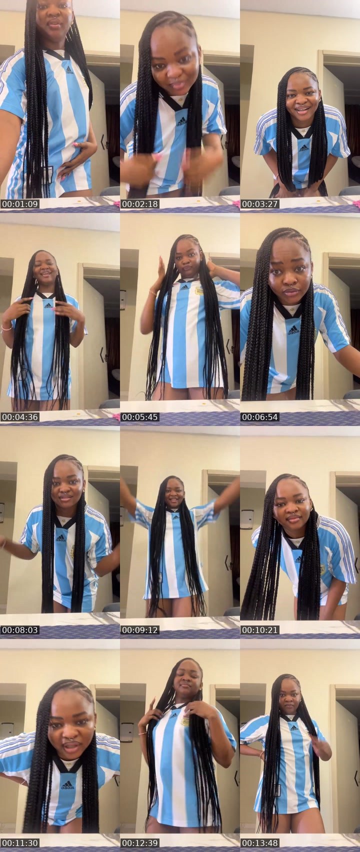 Contact-sheet preview of Rain 🍭🍭🍊🍊🍊's Liveme recording