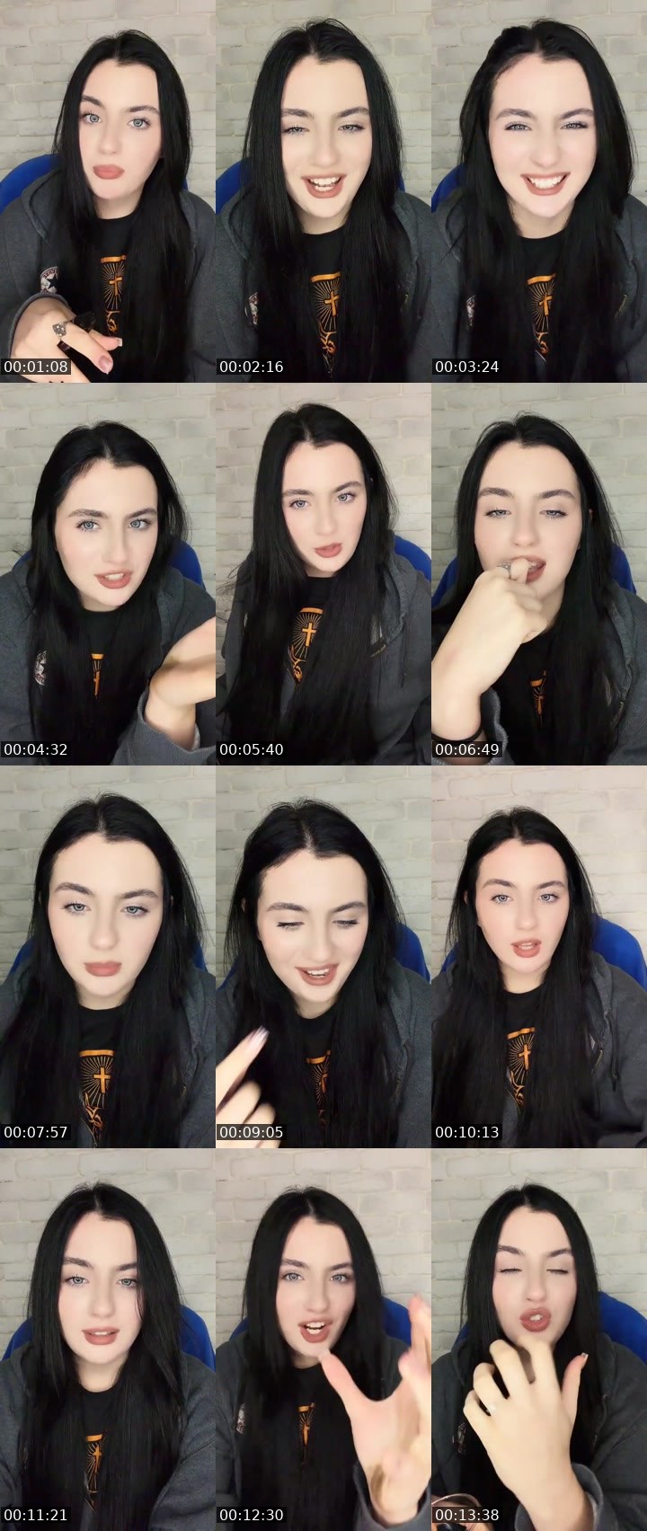 Contact-sheet preview of 🌙꧁ʟᴜɴᴏx꧂🌙's Liveme recording