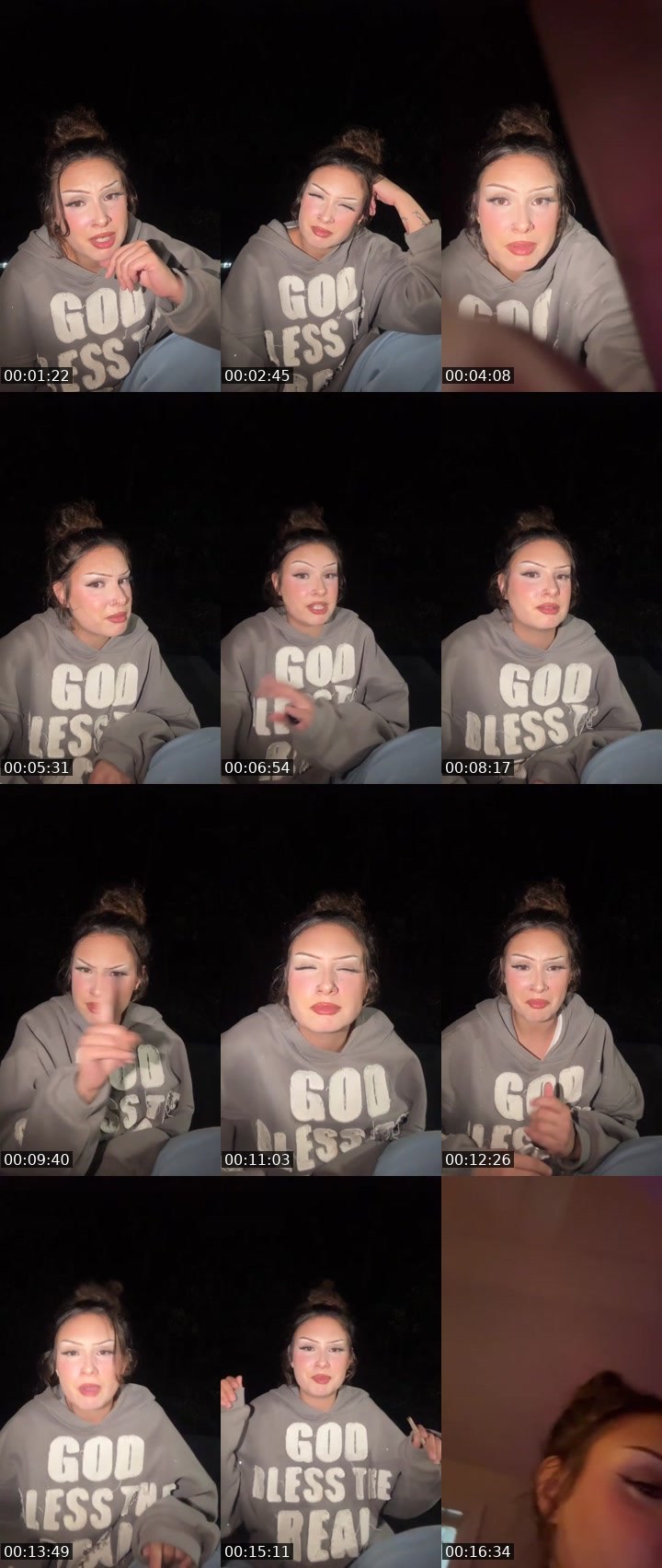 Contact-sheet preview of KateriCanela's Liveme recording
