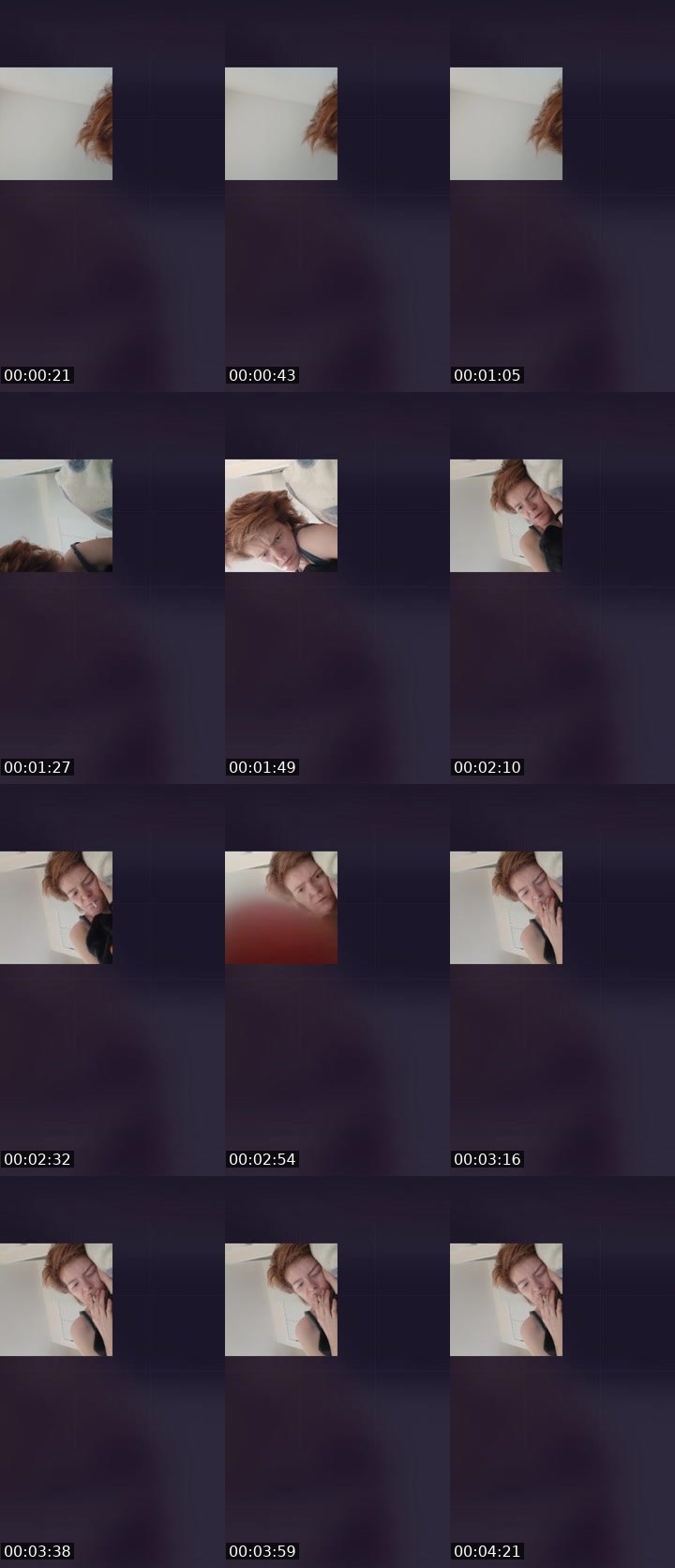 Contact-sheet preview of little miss red's Liveme recording