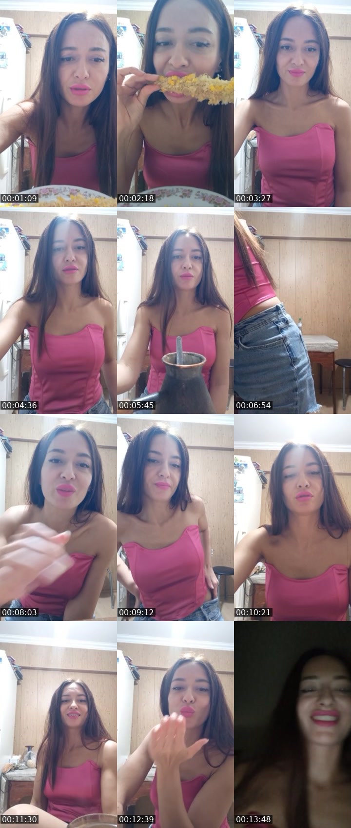 Contact-sheet preview of MMarishka's Liveme recording