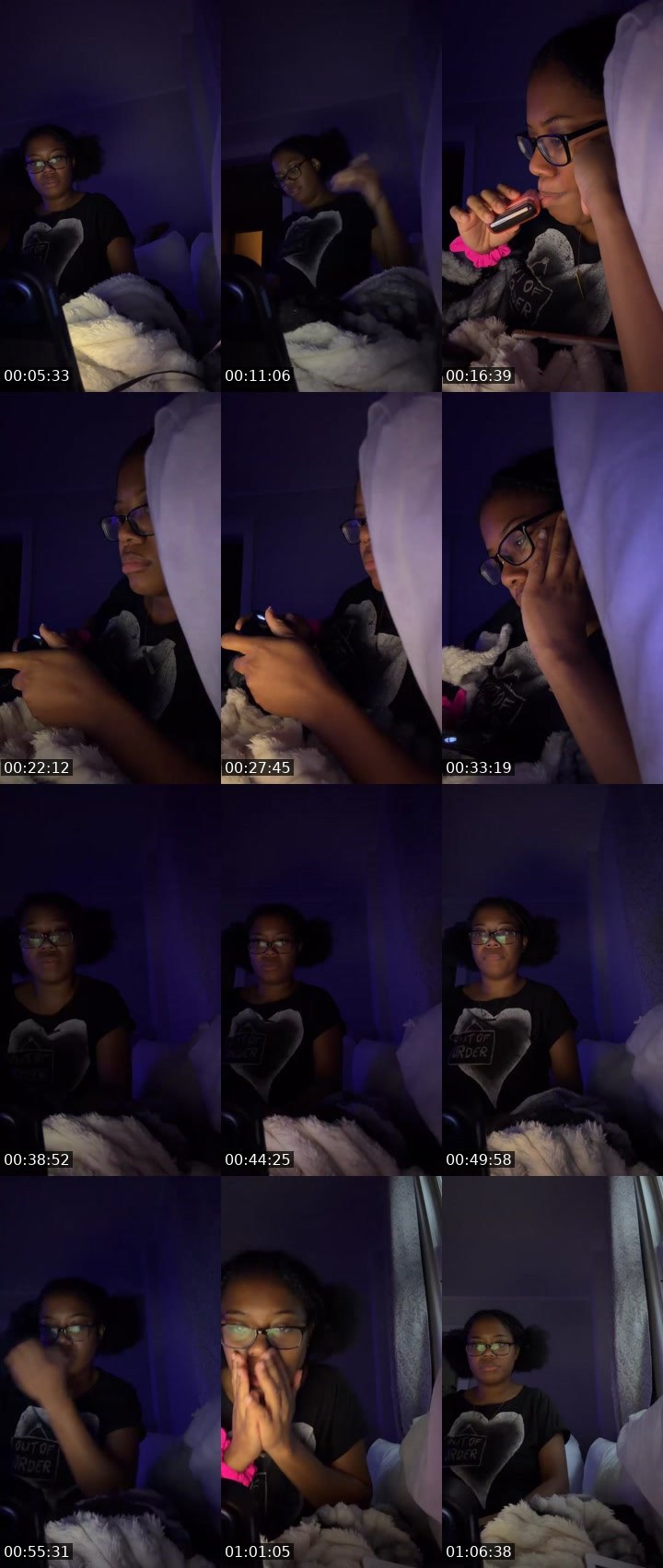 Contact-sheet preview of Lytiaa's Liveme recording