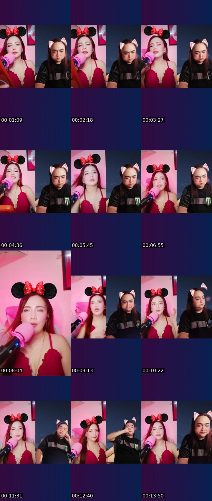 Contact-sheet preview of ☝️❤️Candy's Liveme recording