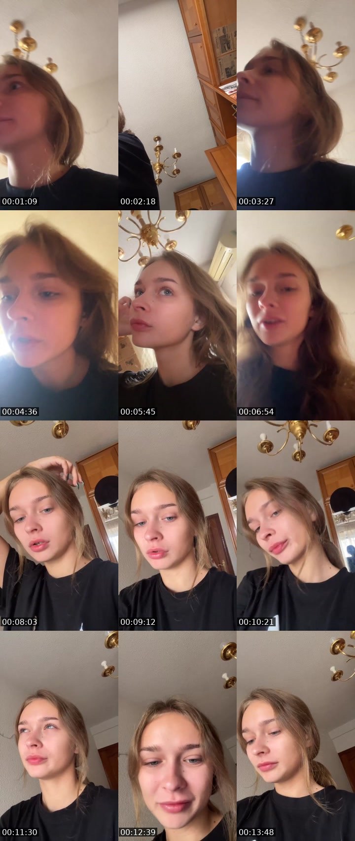 Contact-sheet preview of karo🥰's Liveme recording
