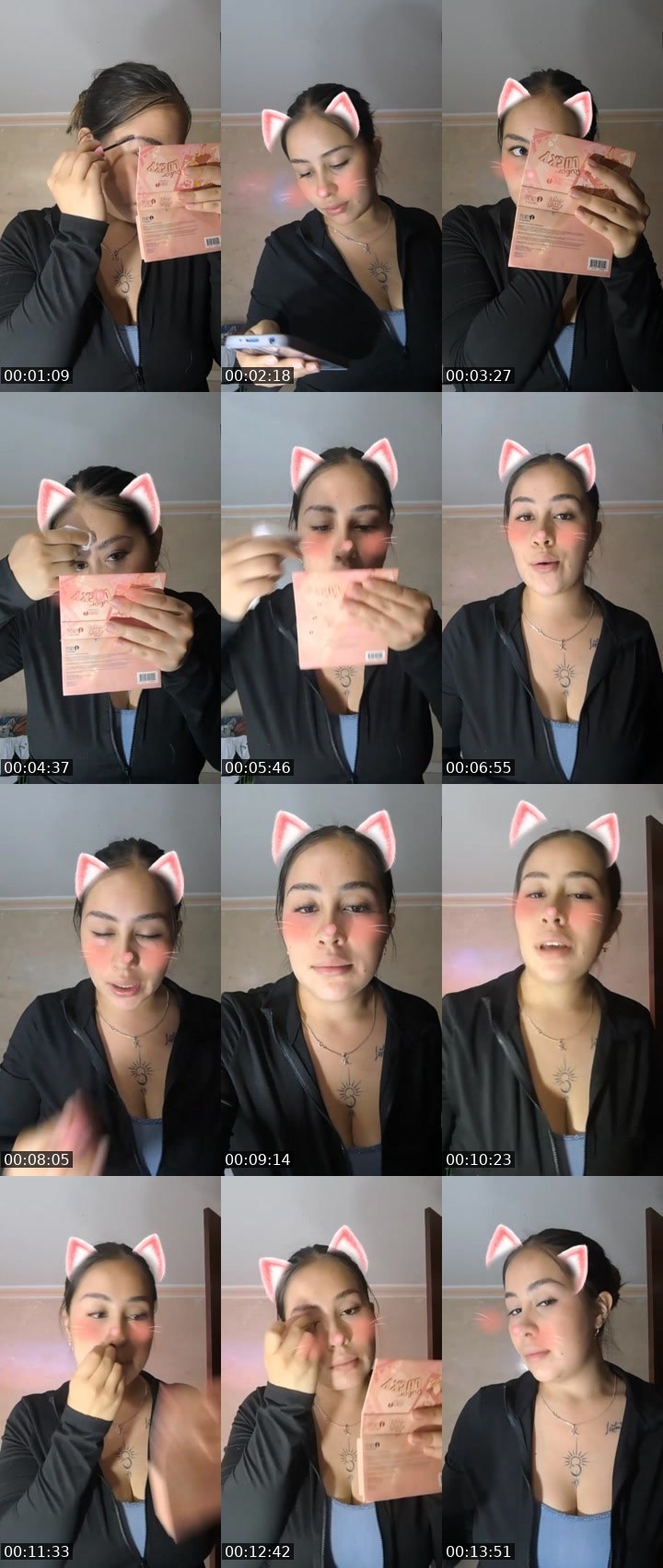 Contact-sheet preview of ❤️ Babe_vale🫦's Liveme recording