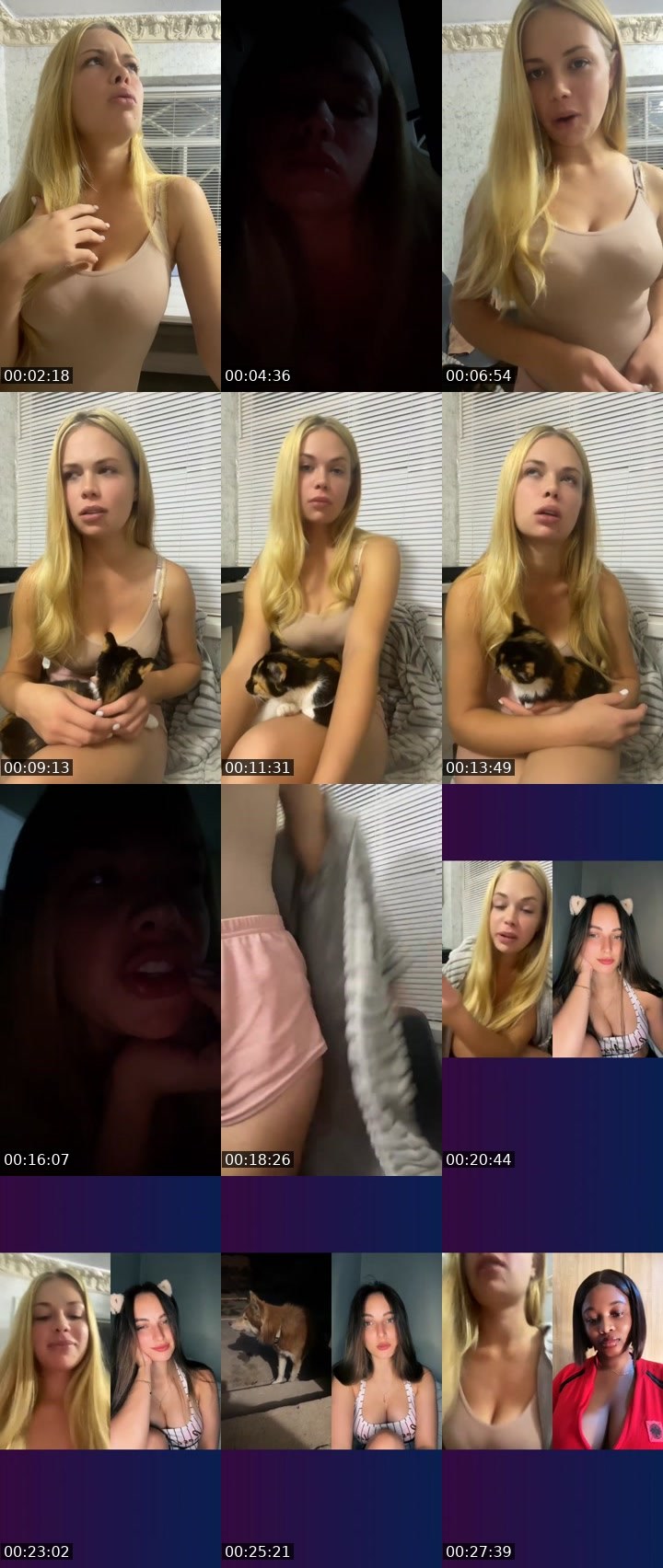 Contact-sheet preview of 𝐎𝐥𝐲𝐚_👑's Liveme recording