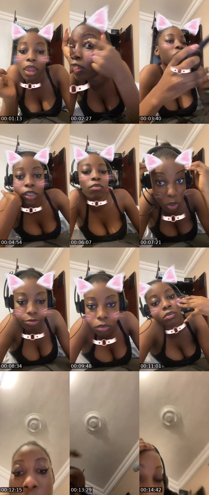 Contact-sheet preview of Sosomii🥰's Liveme recording