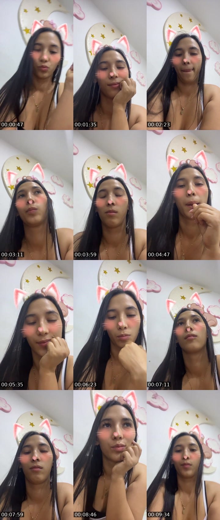 Contact-sheet preview of 🌐Carolina😋😘's Liveme recording