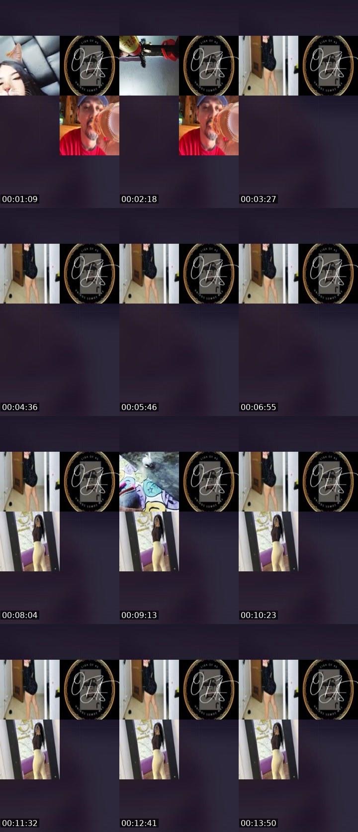Contact-sheet preview of 👑⃤ Danielita🐰's Liveme recording