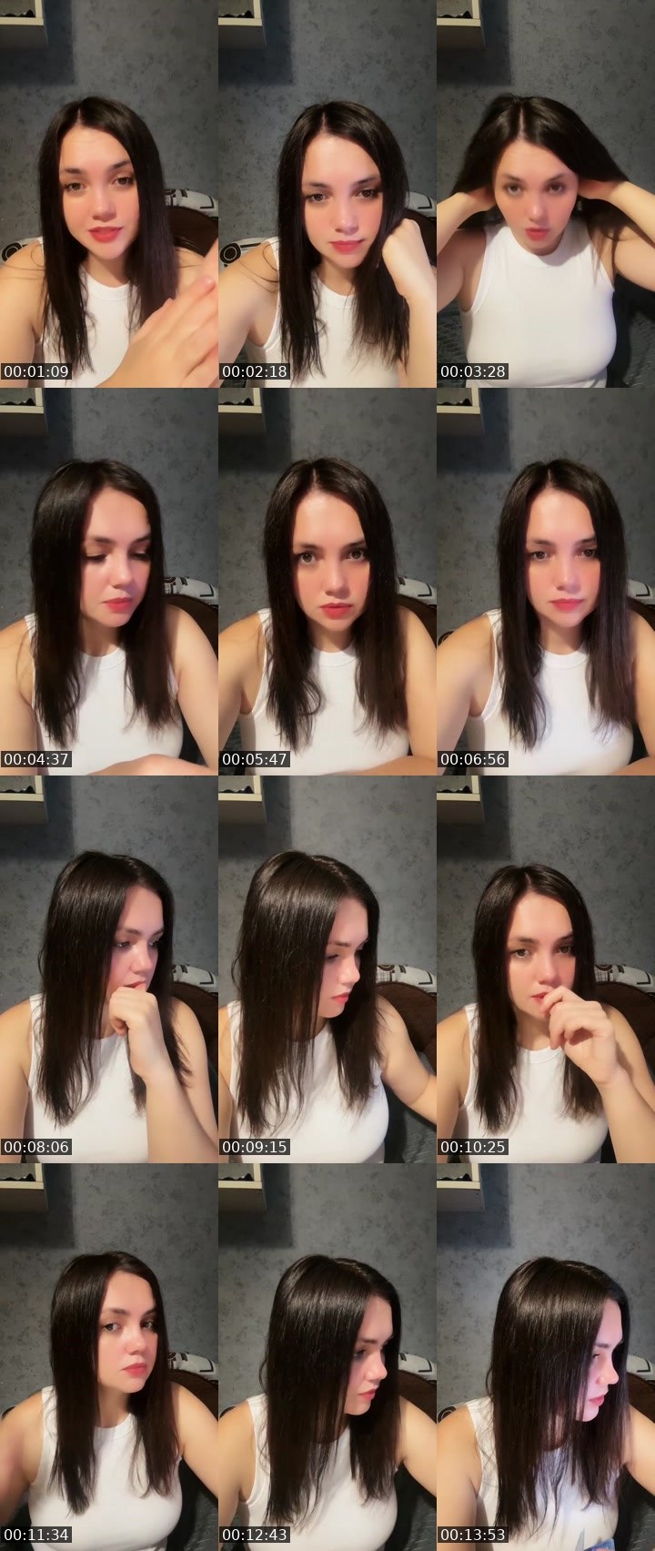 Contact-sheet preview of Nastya KH 😇's Liveme recording