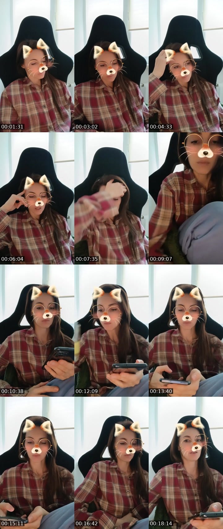 Contact-sheet preview of 💯Oly's Liveme recording