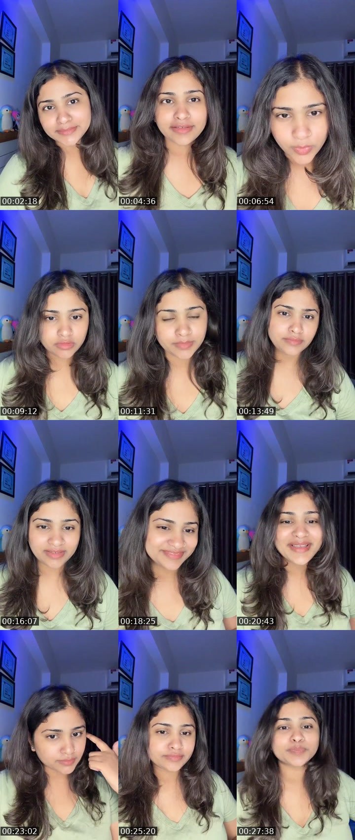 Contact-sheet preview of Nish1's Liveme recording