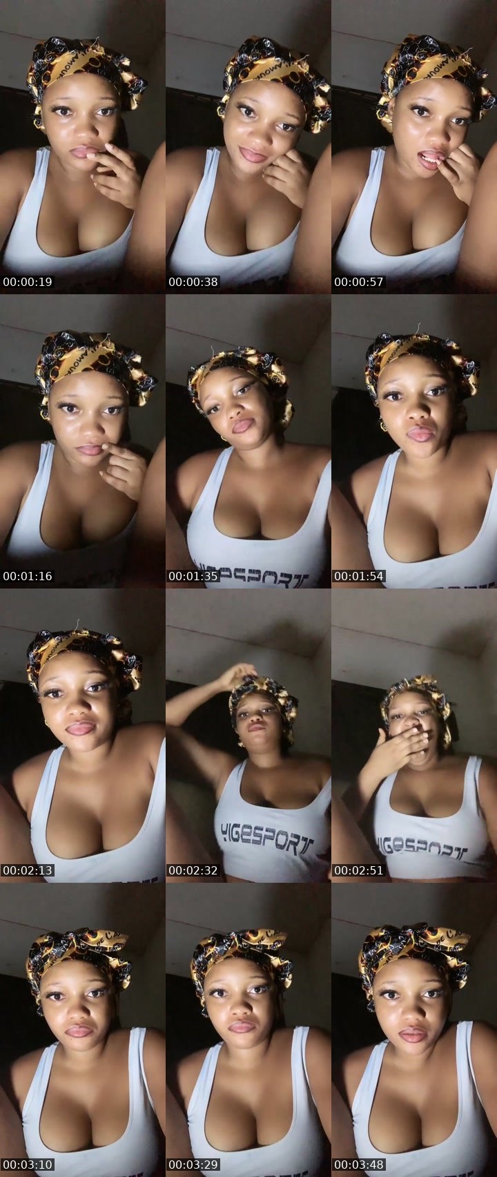 Contact-sheet preview of Vanessa🥰🥰's Liveme recording