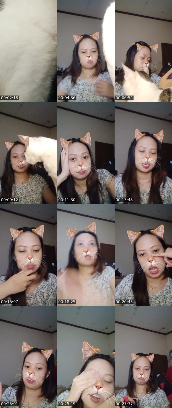 Contact-sheet preview of 👸QuaRed🍂🥀's Liveme recording