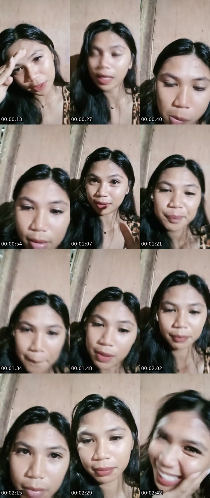 Contact-sheet preview of CUTIE XYREL 🥰's Liveme recording