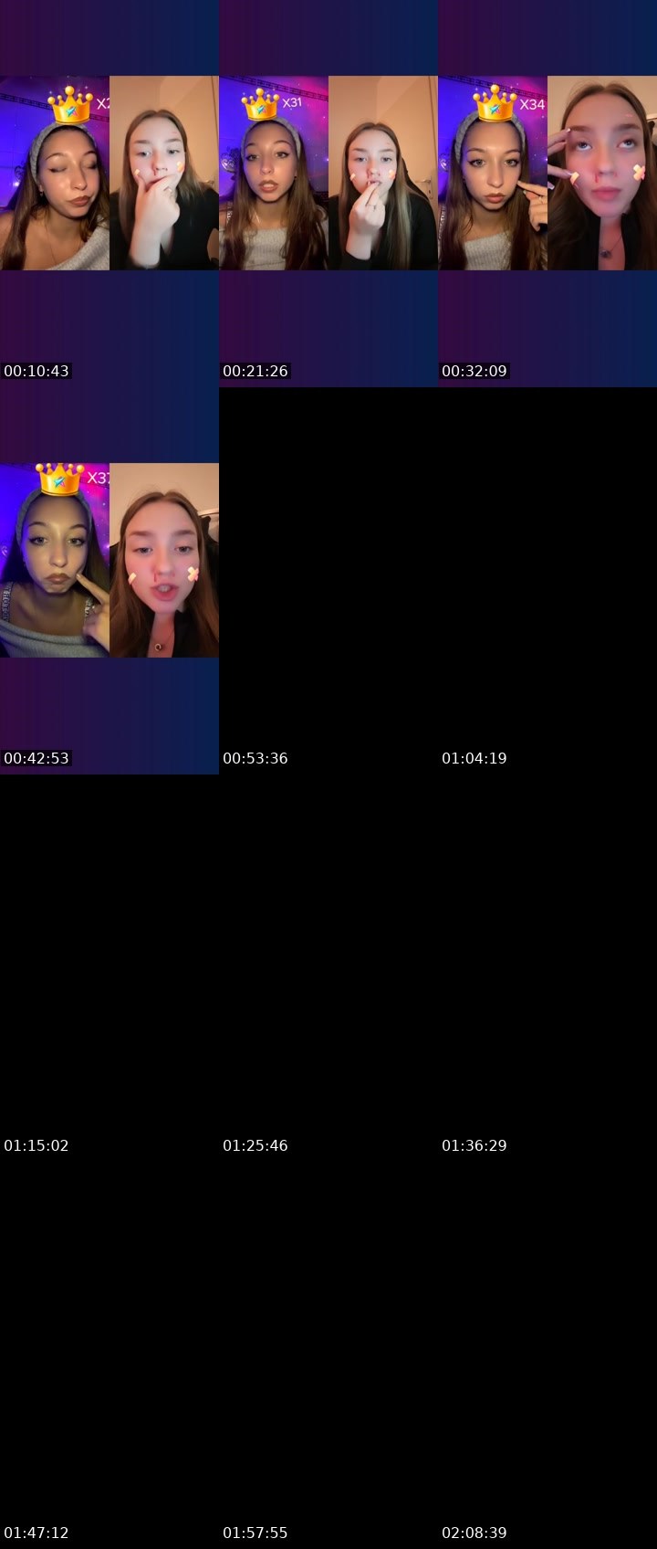 Contact-sheet preview of _🇧🇪Rapunzel🇺🇦's Liveme recording