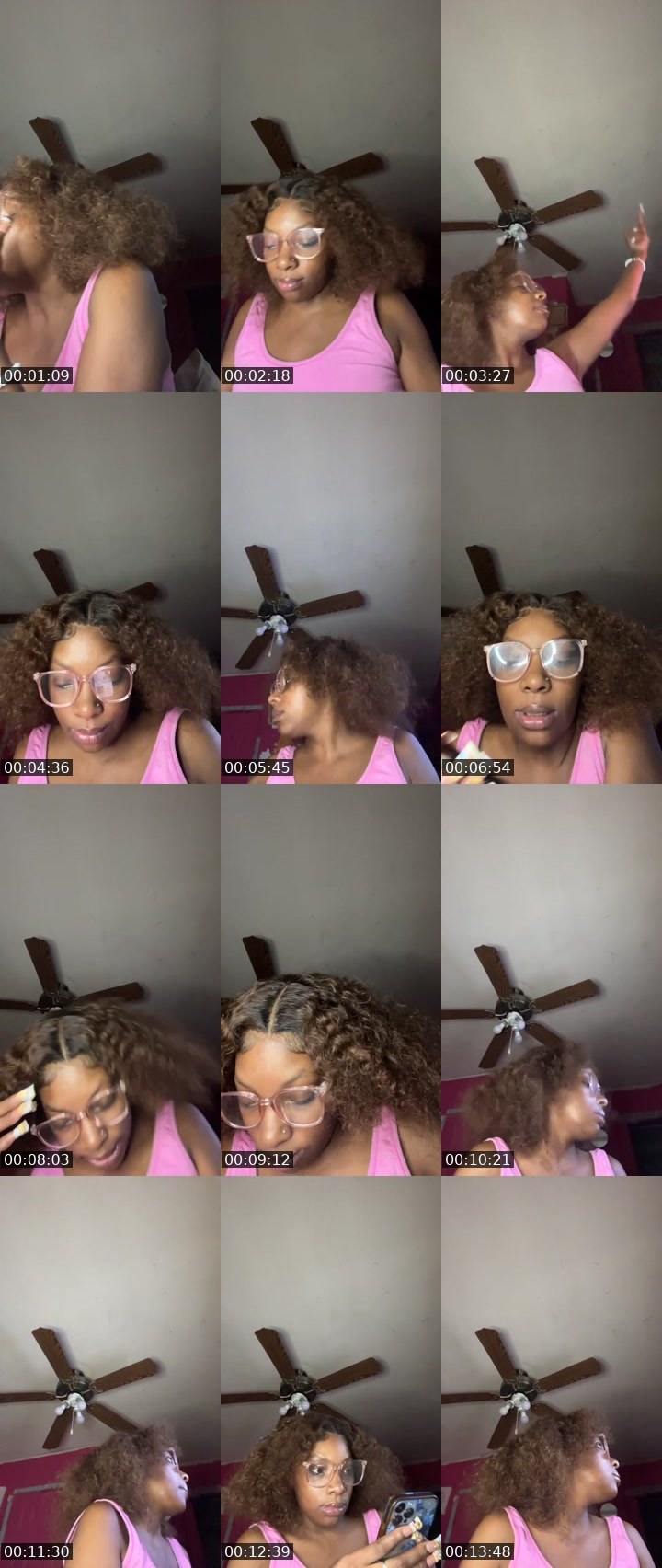 Contact-sheet preview of BrownSugar😍🤎's Liveme recording
