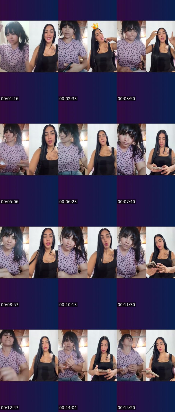 Contact-sheet preview of 🔆⃤🌈ᒐeidyᕈol's Liveme recording