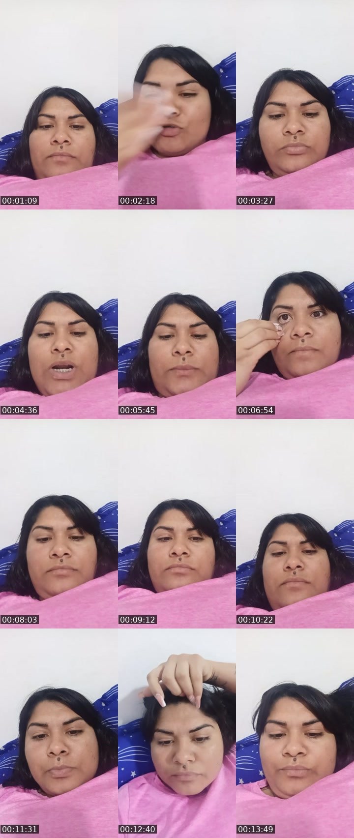 Contact-sheet preview of Kate 😘's Liveme recording