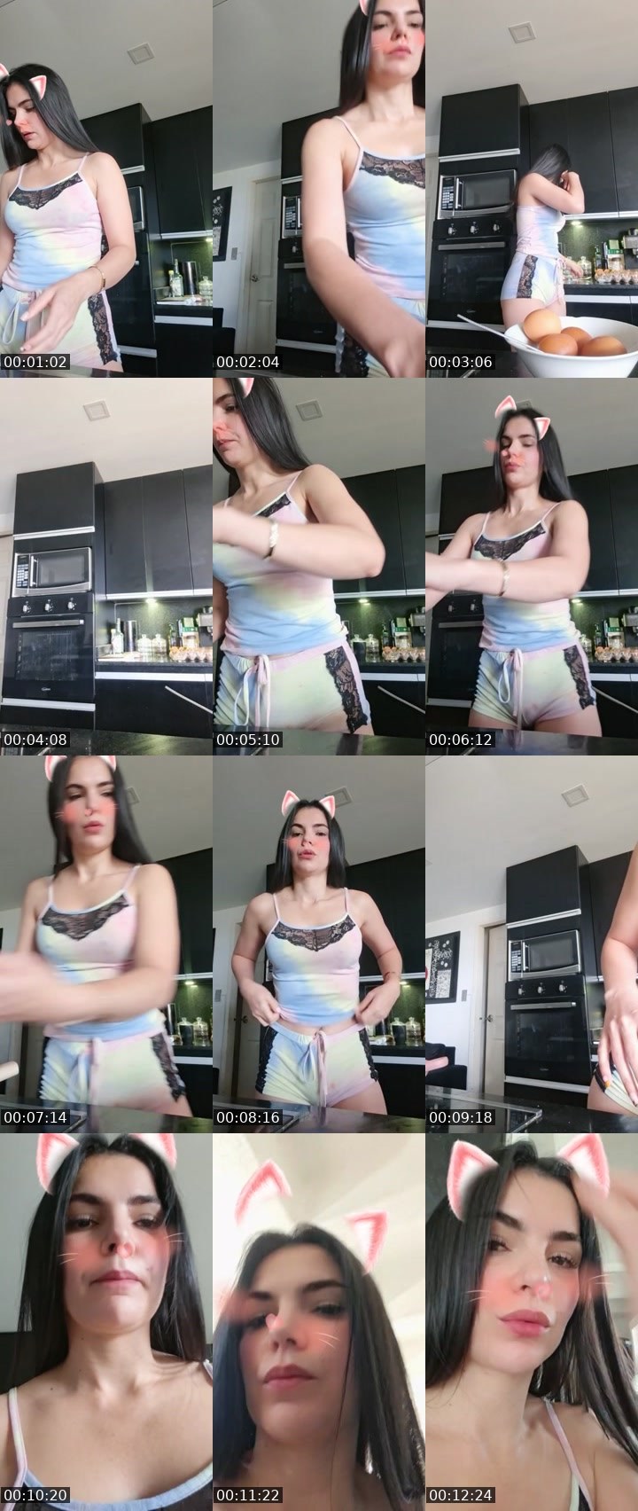 Contact-sheet preview of Eve 🇻🇪☁️🩷's Liveme recording