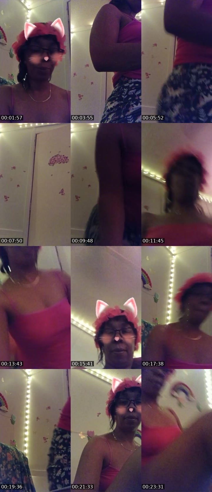 Contact-sheet preview of MissYummy's Liveme recording