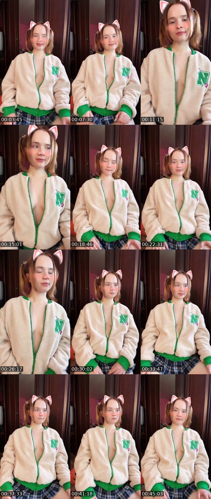 Contact-sheet preview of Tanya Oink-Oink's Liveme recording