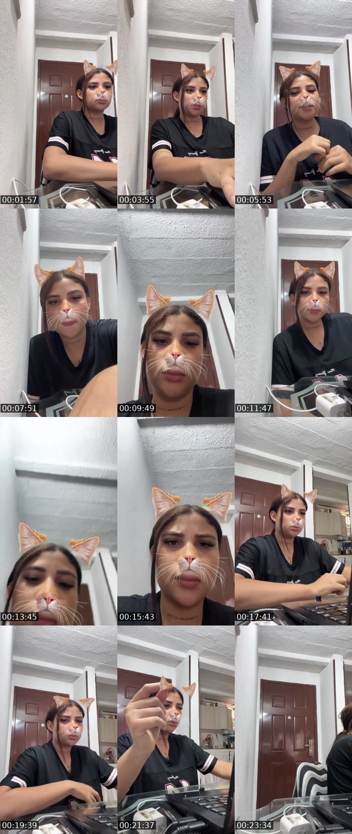 Contact-sheet preview of 🌐lizeth🎀 🌐's Liveme recording