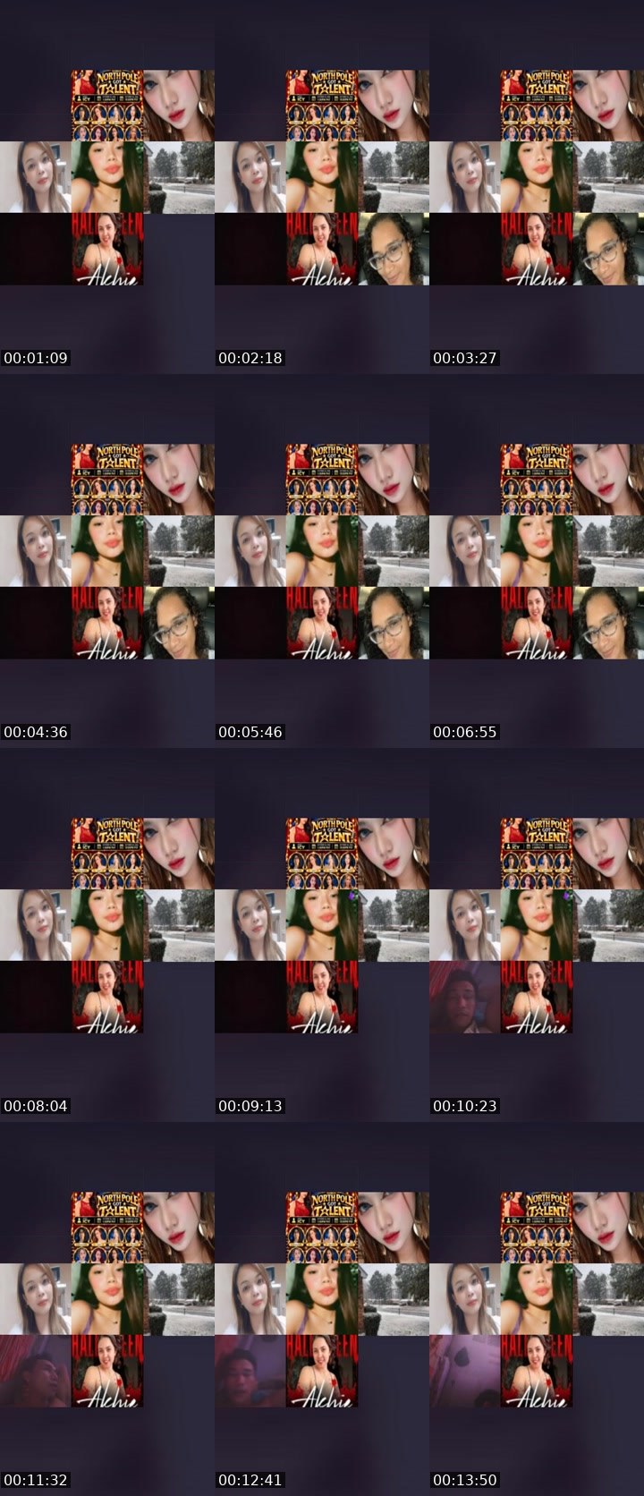 Contact-sheet preview of 6K🌶️👸🏻ꜱᴘʀɪɴᴋʟᴇ🫧's Liveme recording