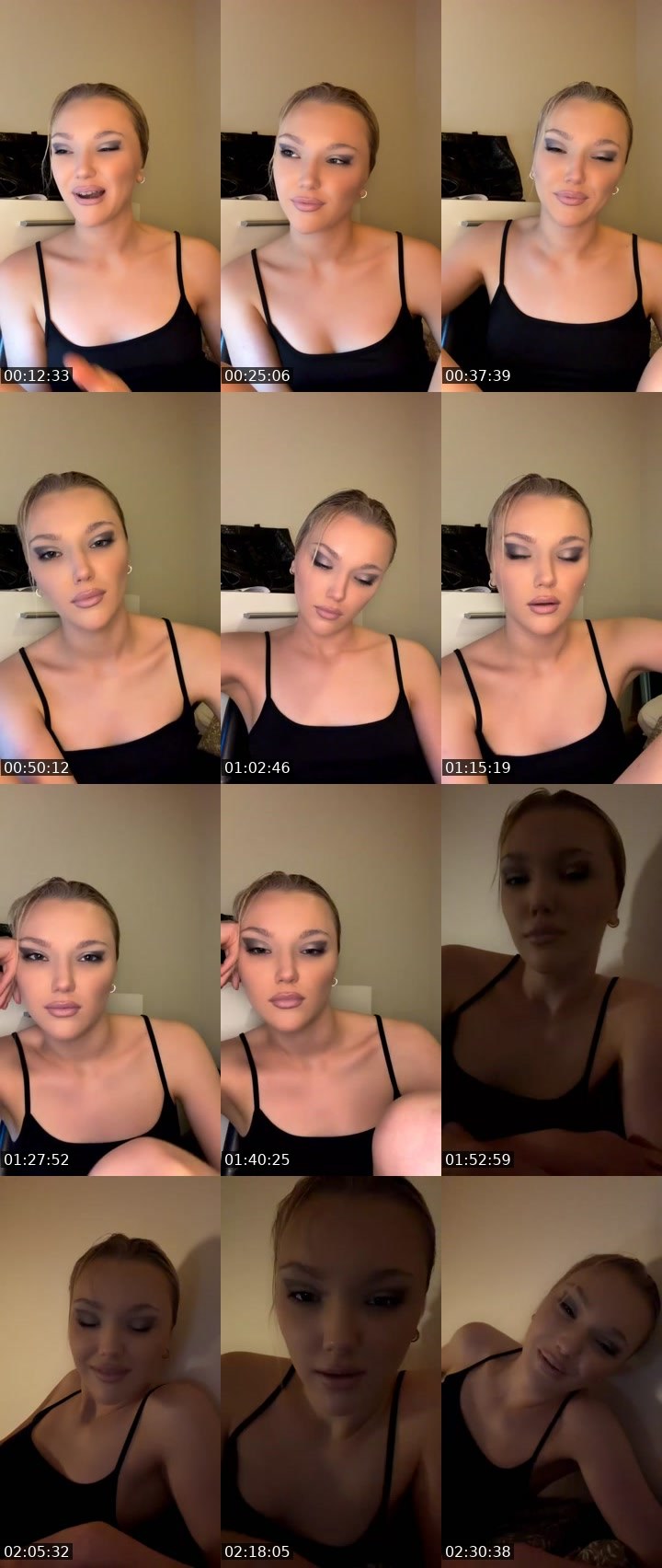 Contact-sheet preview of Essanta🖤's Liveme recording
