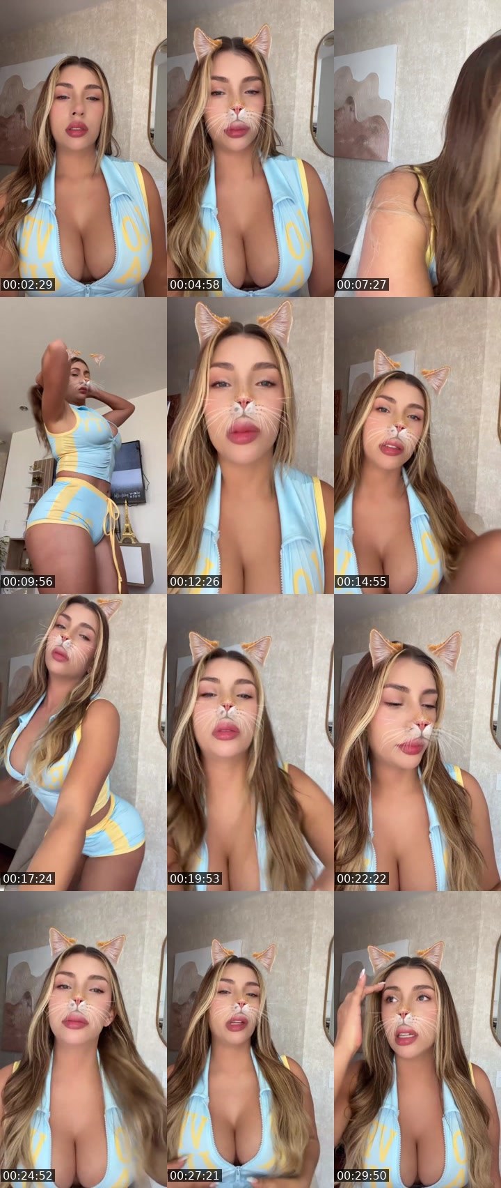 Contact-sheet preview of 𝓟𝓻𝓲𝓷𝓬𝓮𝓼𝓼🌸🧸's Liveme recording