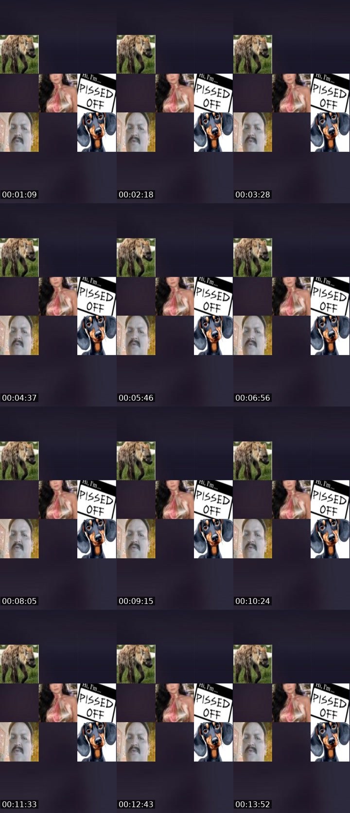 Contact-sheet preview of ultra violet 69's Liveme recording
