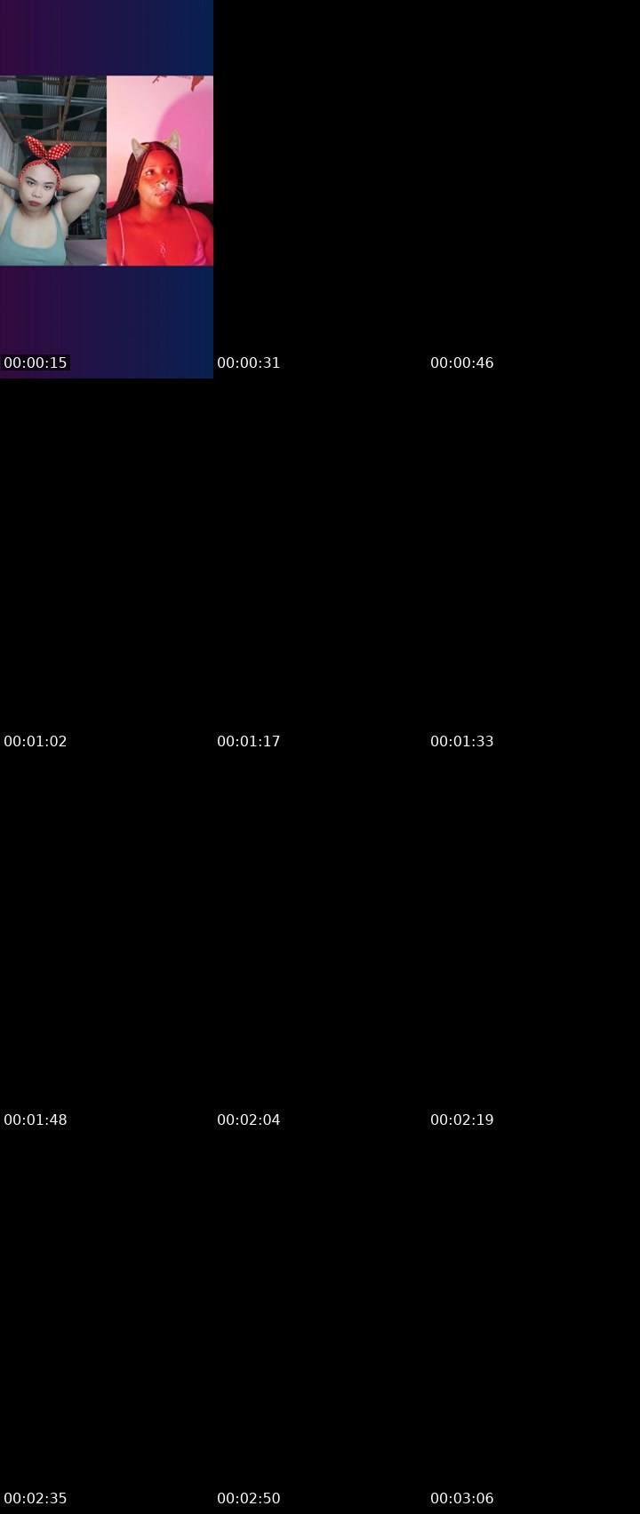 Contact-sheet preview of 💸$ᴵᴬ💎Ann🌷's Liveme recording