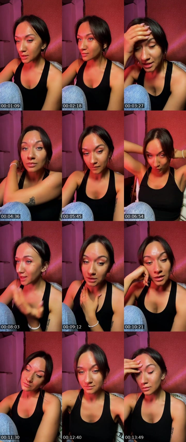 Contact-sheet preview of ✨CaliforniSASHion✨'s Liveme recording
