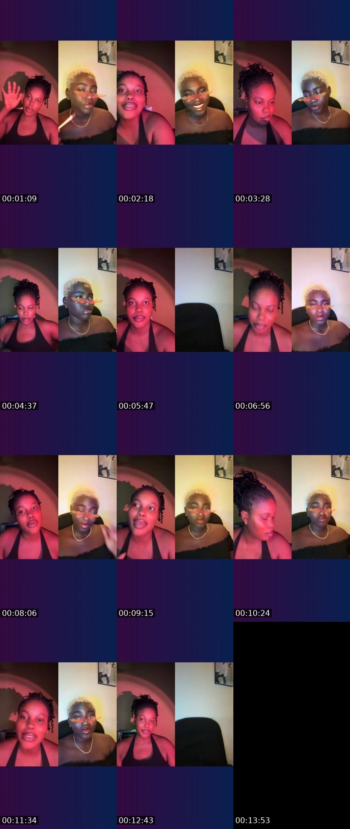 Contact-sheet preview of 💸🕊️Scorpio 🟦⛓️'s Liveme recording