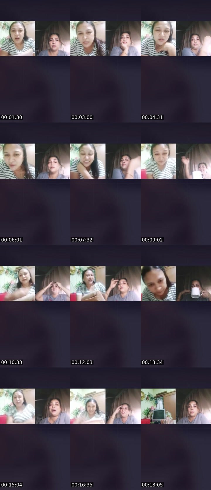 Contact-sheet preview of 👑Jherelyn🦢(NP)'s Liveme recording