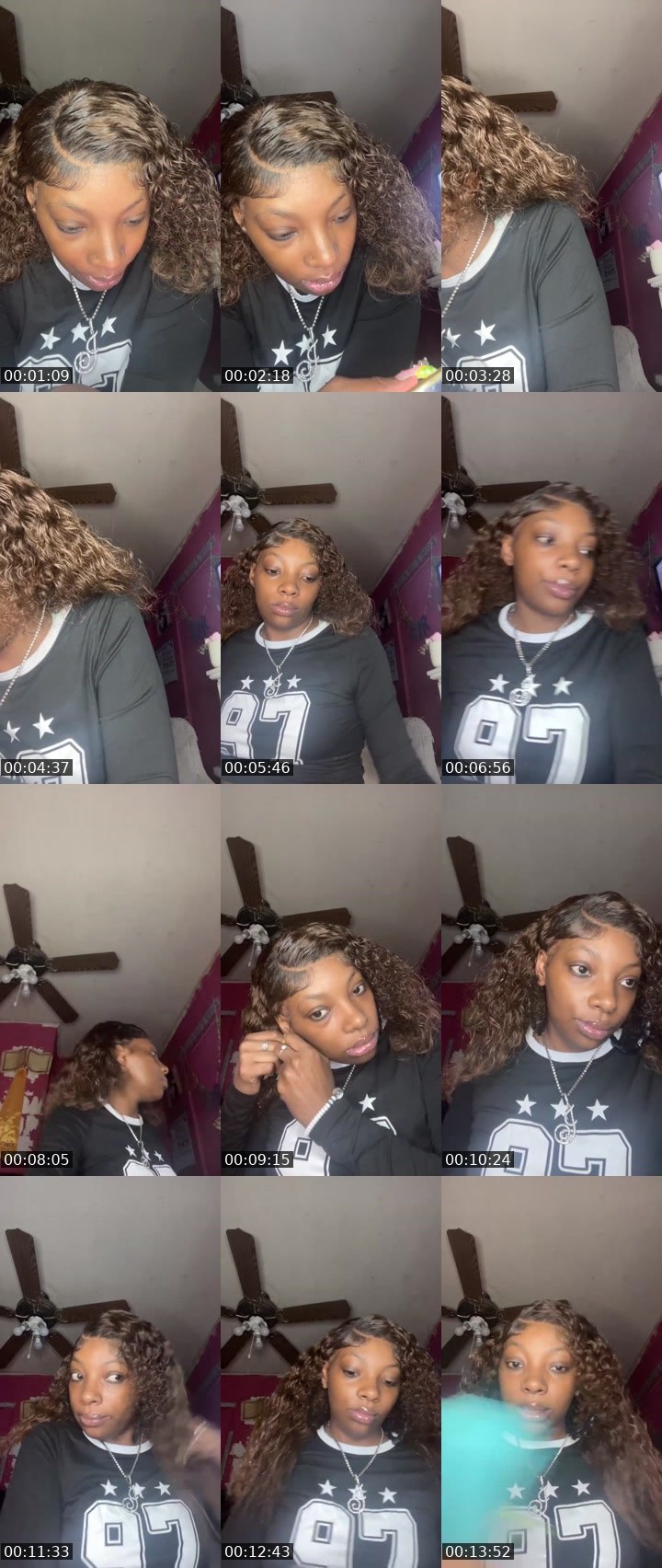 Contact-sheet preview of BrownSugar😍🤎's Liveme recording