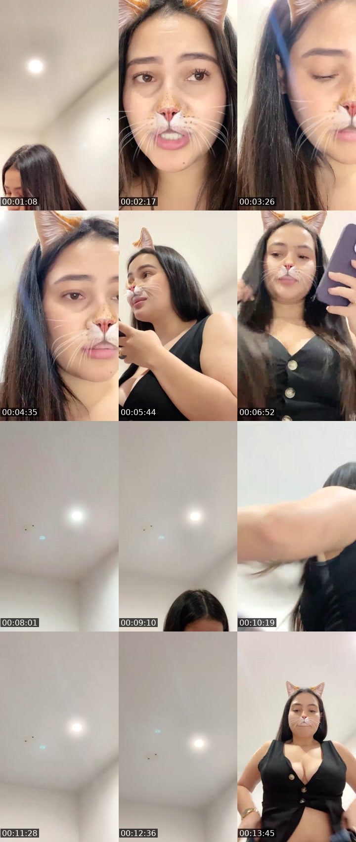 Contact-sheet preview of Cleopatra🪐🧸🔥's Liveme recording