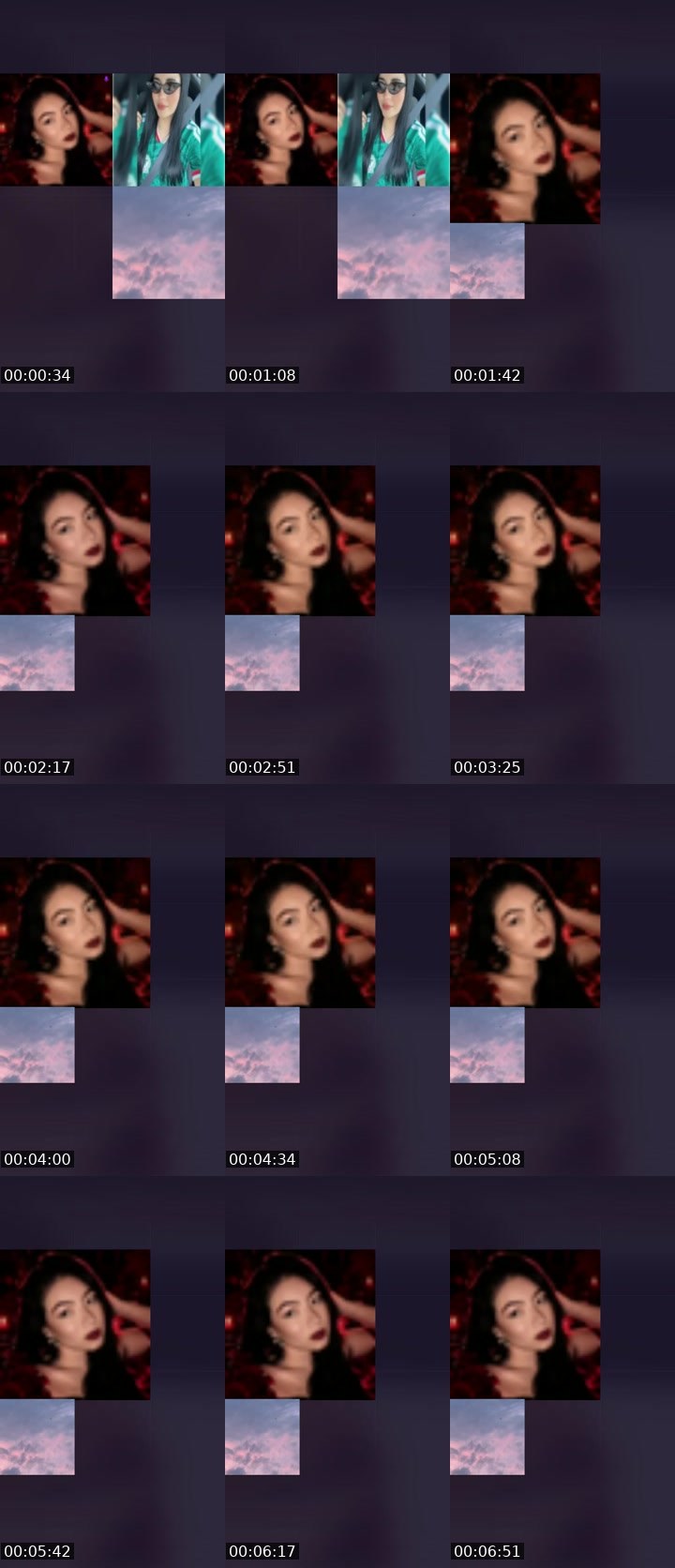 Contact-sheet preview of 🐦‍🔥Hannah ✨🧁🪐's Liveme recording