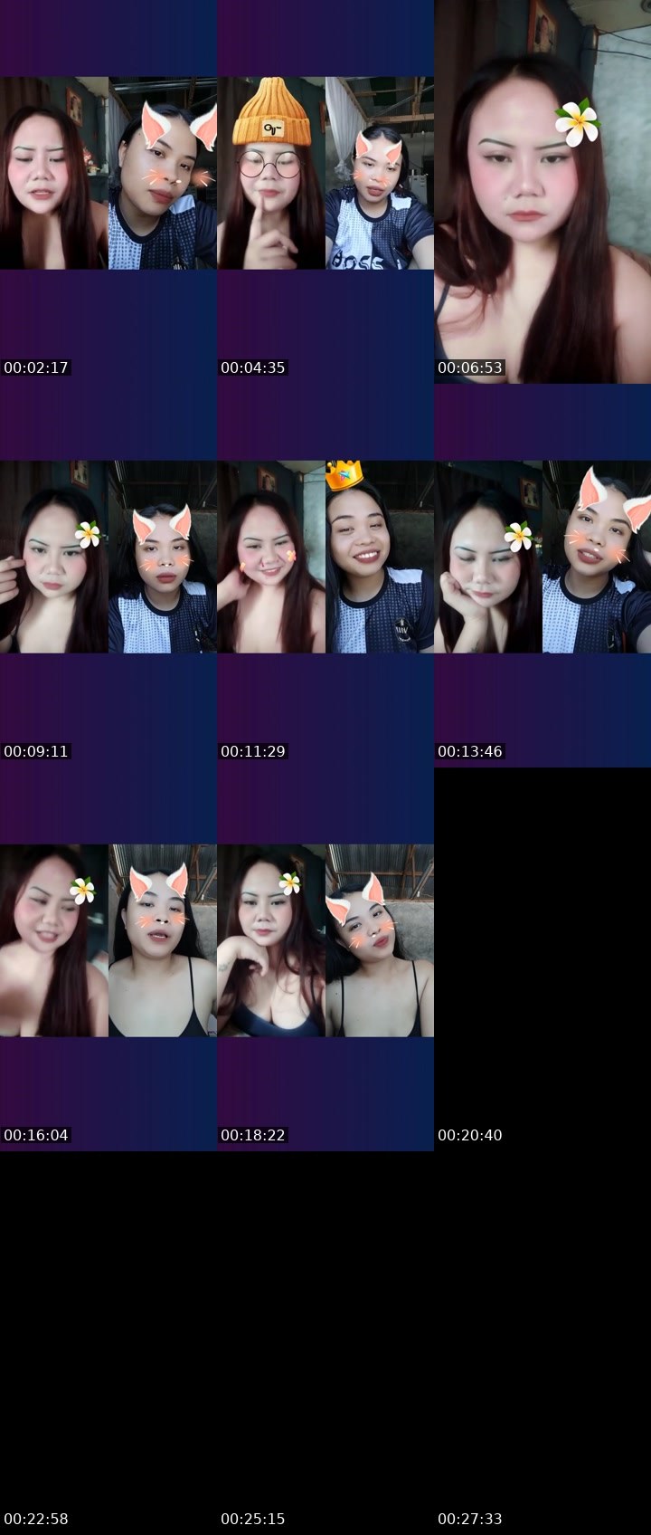 Contact-sheet preview of ᴵᴬ💎Gelaaaix🌷's Liveme recording