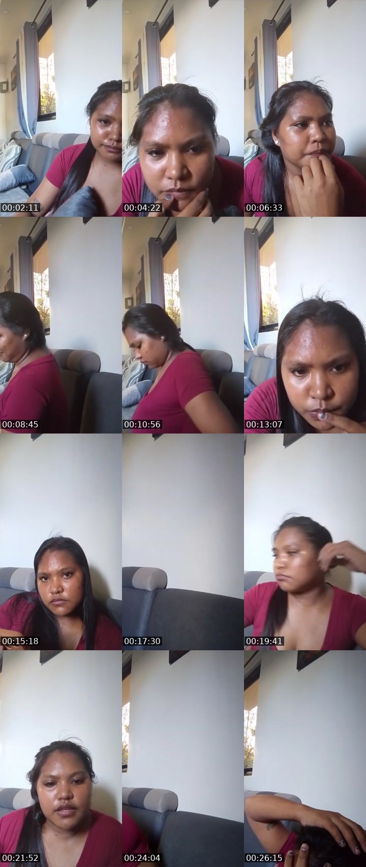 Contact-sheet preview of dizay 🐉's Liveme recording
