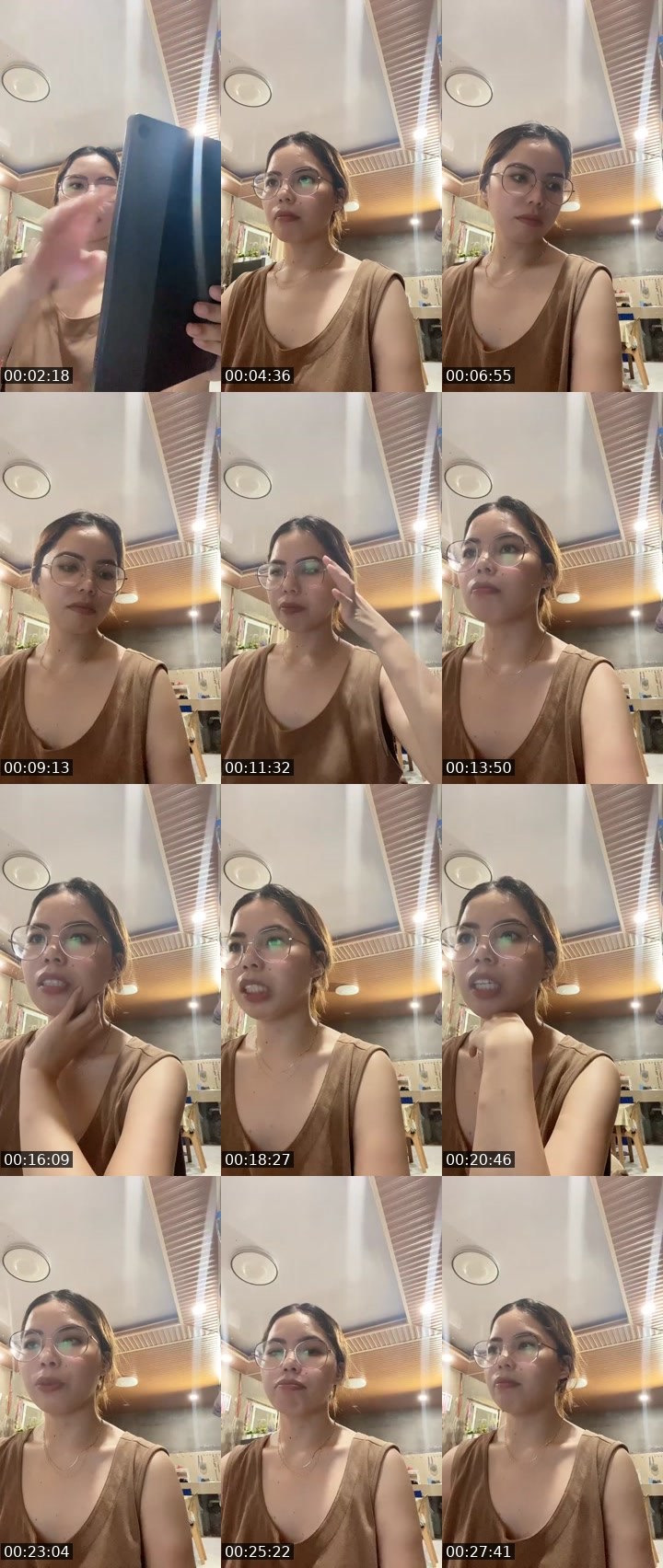 Contact-sheet preview of 💎ᴰᴮ Kaia's Liveme recording