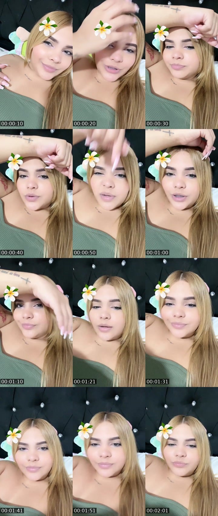 Contact-sheet preview of 😝Katerine☁️'s Liveme recording