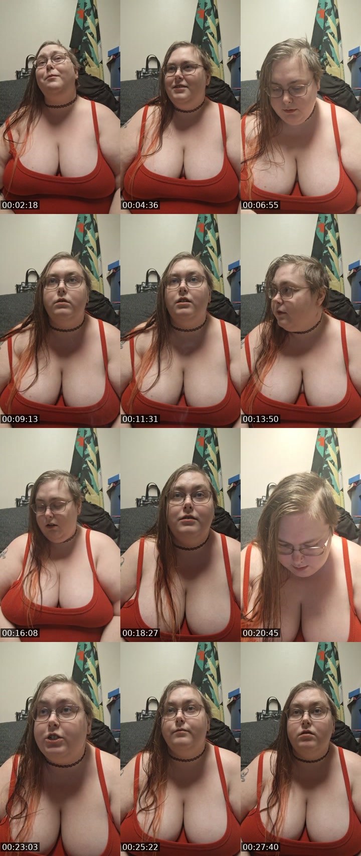 Contact-sheet preview of 420Bbw😈DemonJade's Liveme recording