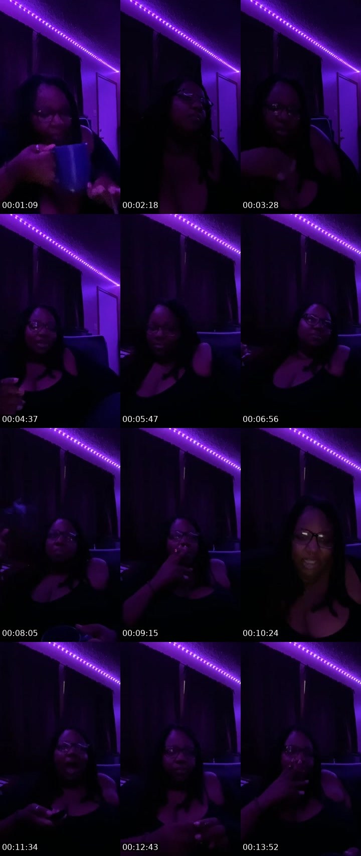 Contact-sheet preview of 🤡Ladii👑Royal🌹's Liveme recording