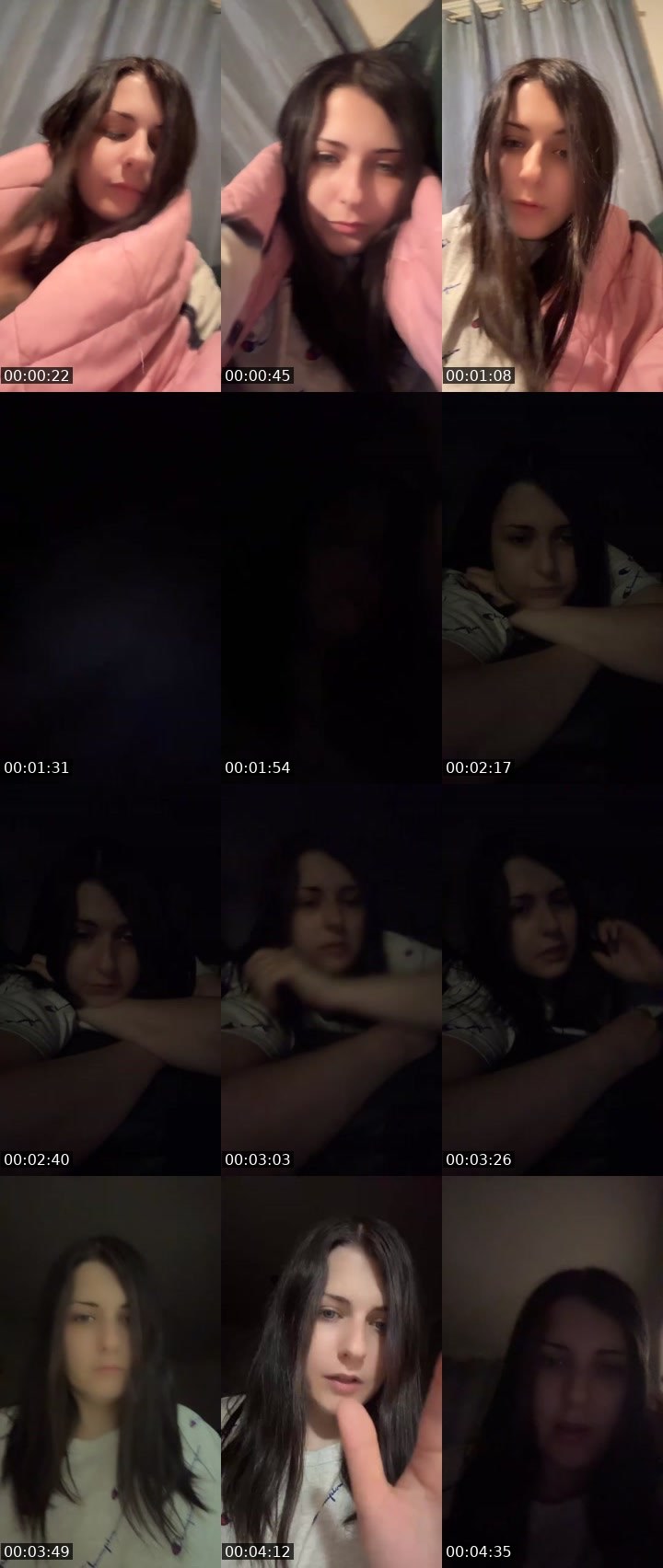 Contact-sheet preview of MelissaDorothy's Liveme recording