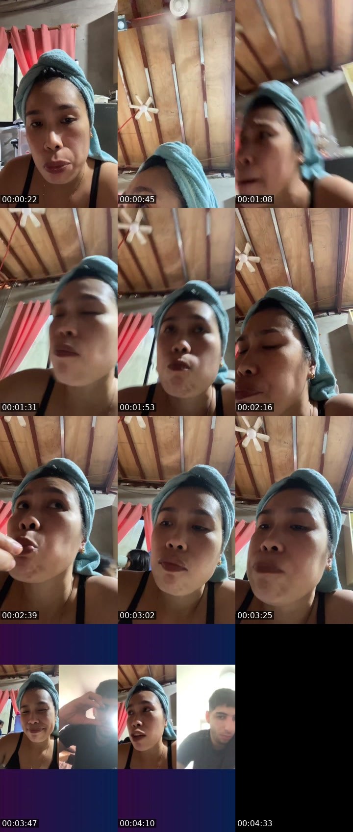 Contact-sheet preview of Vonnex's Liveme recording