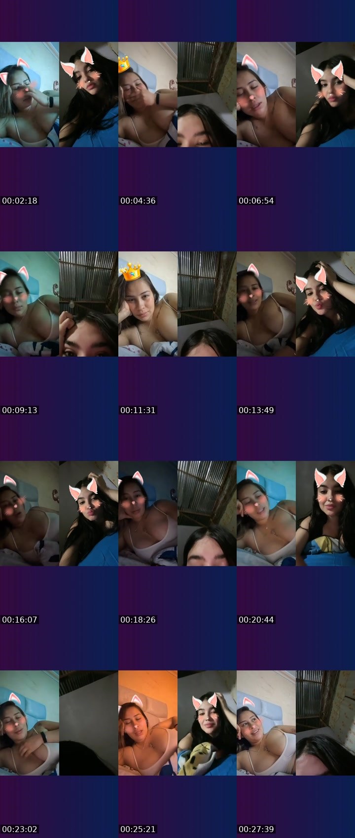 Contact-sheet preview of 🫦 Val😈's Liveme recording
